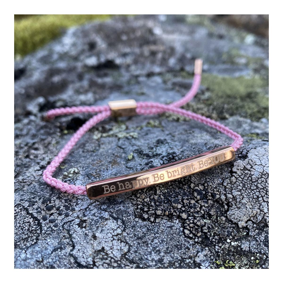 Soulhorse Armband "Be You" Grösse: OneSize, Farbe: Rosa-Roségold Soulhorse Armband "Be You" Grösse: OneSize, Farbe: Rosa-Roségold von Soulhorse