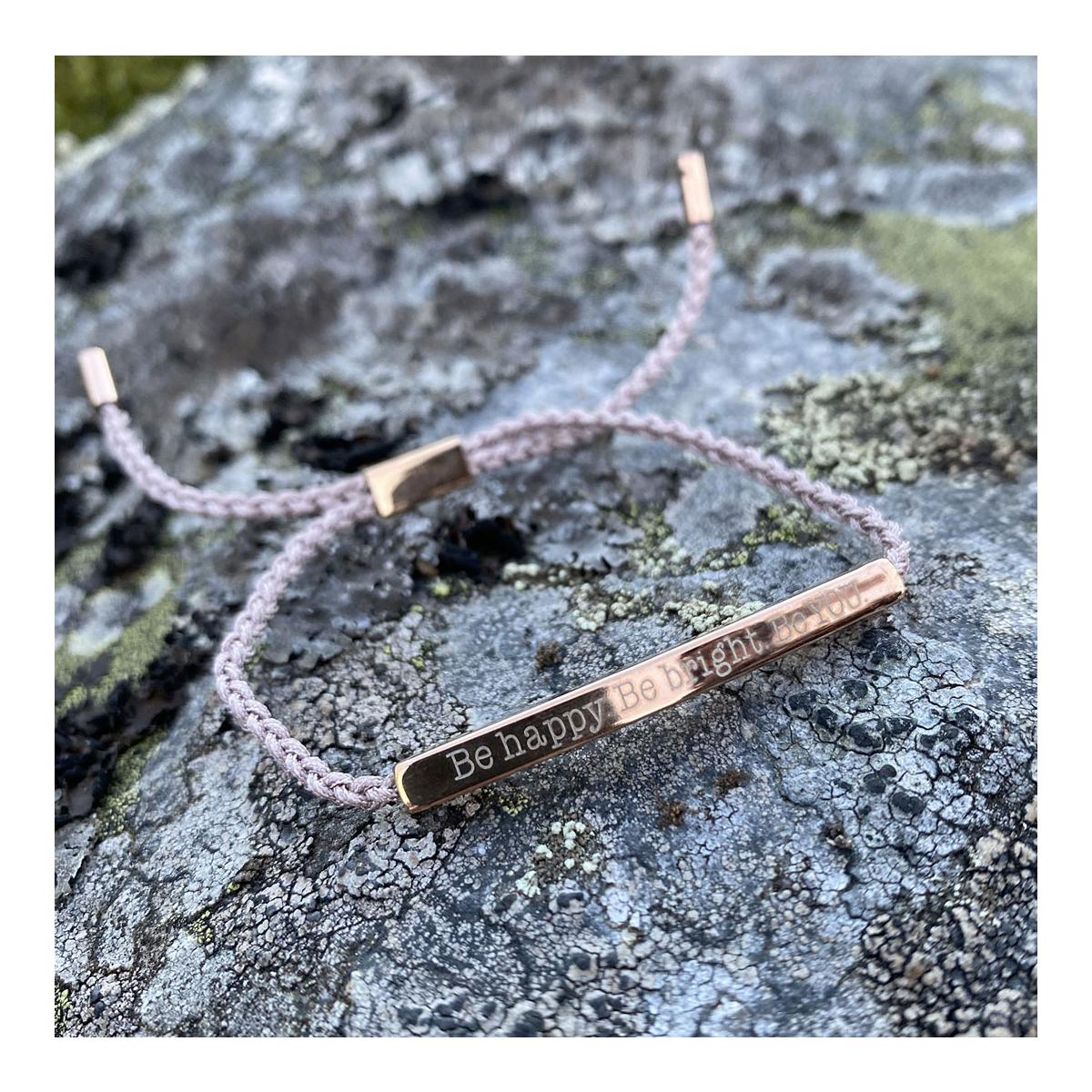 Soulhorse Armband "Be You" Grösse: OneSize, Farbe: Grau-Roségold Soulhorse Armband "Be You" Grösse: OneSize, Farbe: Grau-Roségold von Soulhorse
