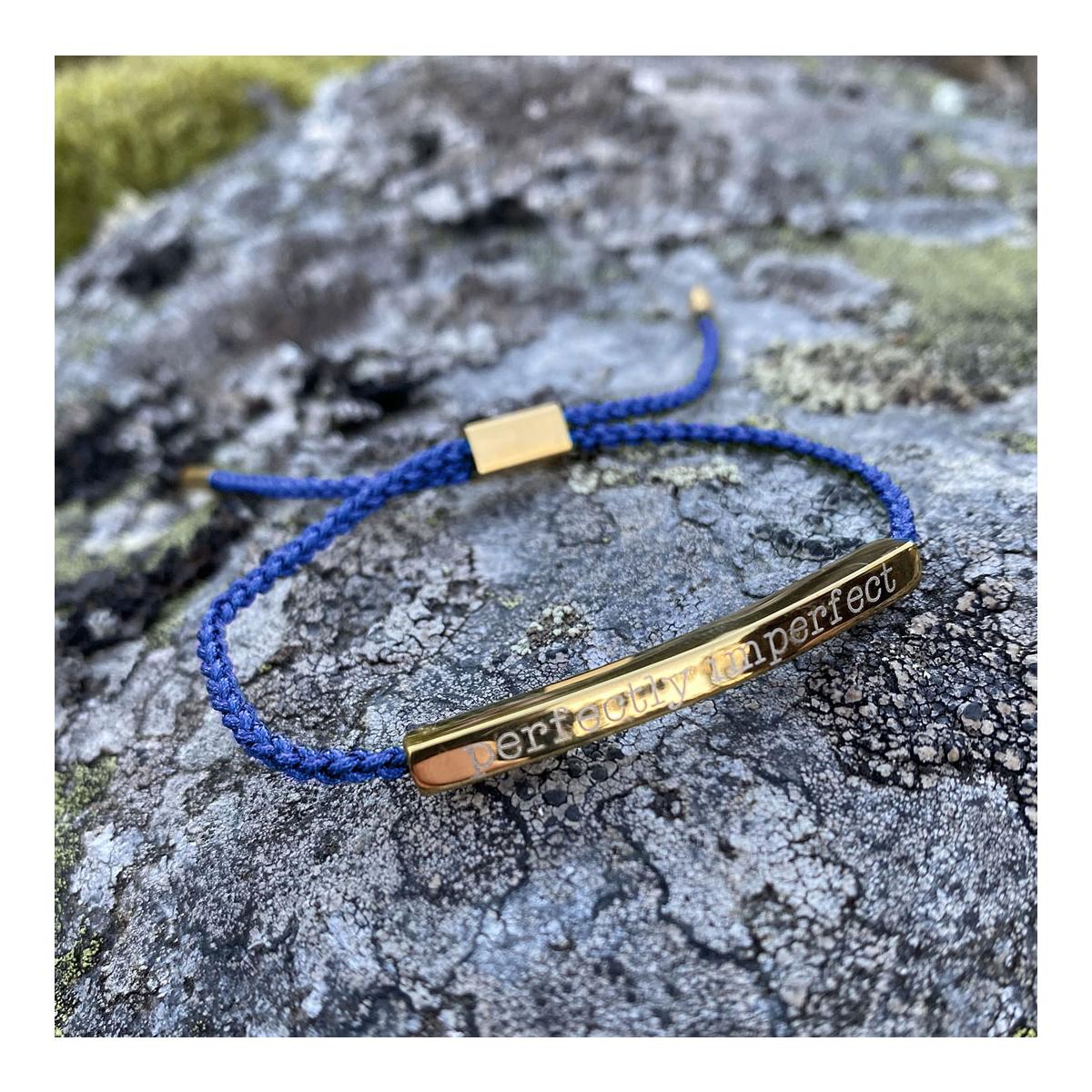 Soulhorse Armband "Perfectly Imperfect" Grösse: OneSize, Farbe: Navy-Gold Soulhorse Armband "Perfectly Imperfect" Grösse: OneSize, Farbe: Navy-Gold von Soulhorse