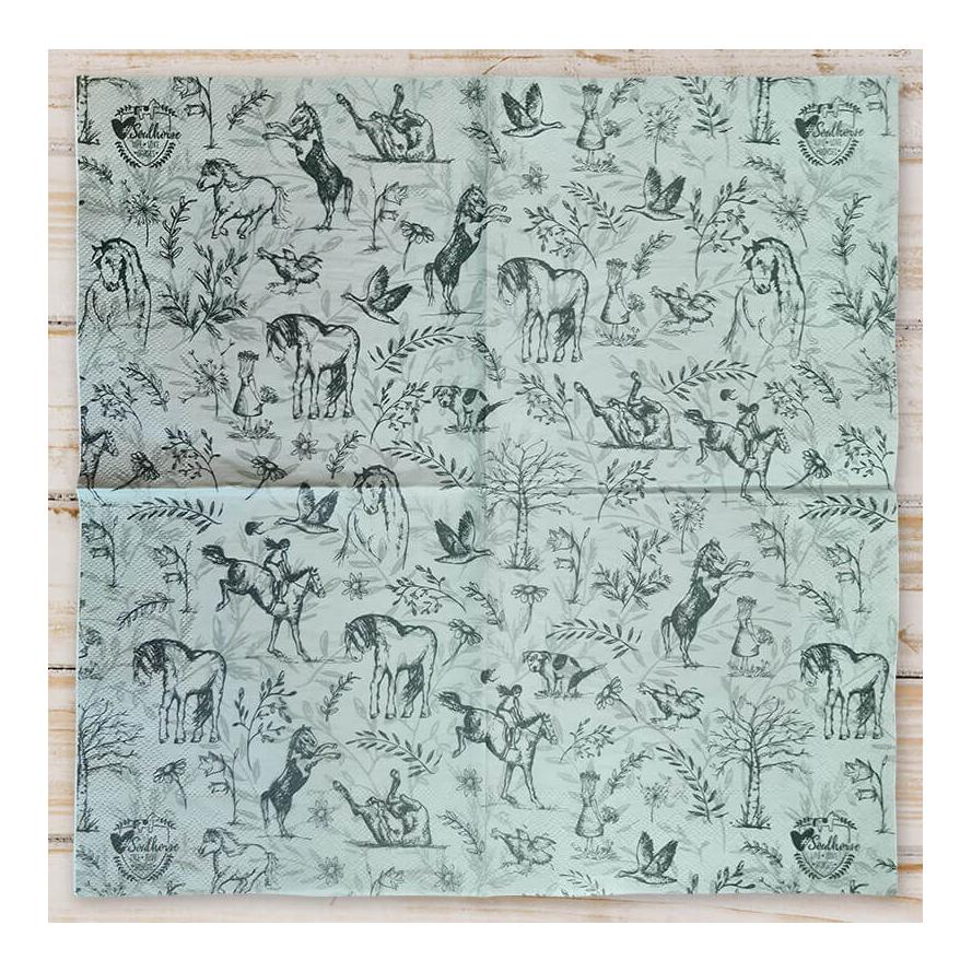 Soulhorse Country Love Servietten Farbe: Salbei Soulhorse Country Love Servietten Farbe: Salbei von Soulhorse