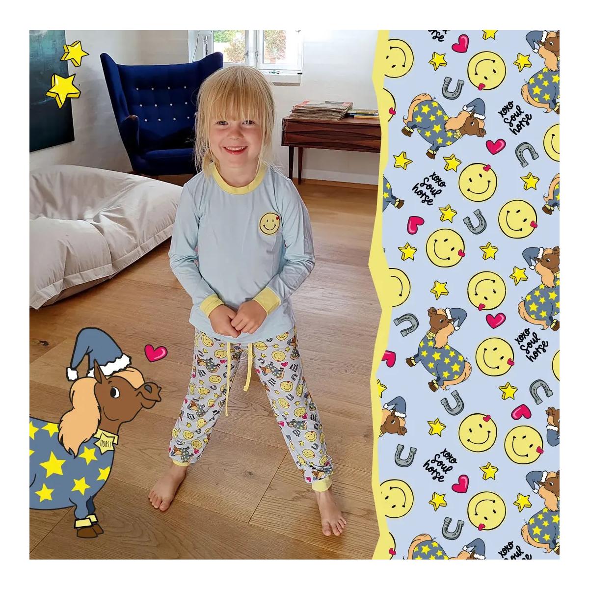 Soulhorse Kids Pyjama Smiley Grösse: 2-3 Jahre von Soulhorse