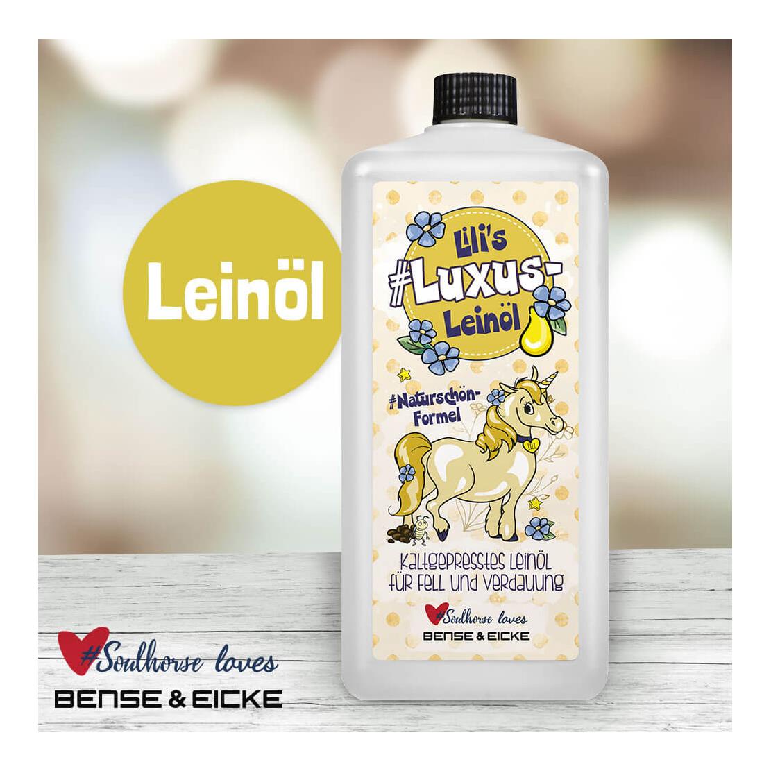 Soulhorse Lili’s Luxusl-Leinöl kaltgepresst Inhalt: 1 l von Soulhorse