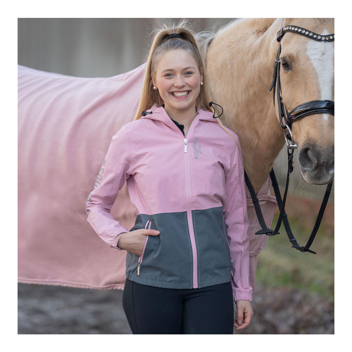 Soulhorse Regenjacke "Raindance" Farbe: Rose/Grey, Grösse: S Soulhorse Regenjacke "Raindance" Farbe: Rose/Grey, Grösse: S von Soulhorse