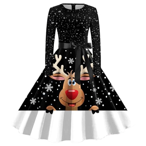 Angebot des Tages, Weihnachten Kleid Damen Weihnachtskleider - Christmas Dress Women Weihnachtskleid Sexy Kleider Weihnachtskostüm Lustig Cocktailkleid Mit Rundhals von Soupliebe