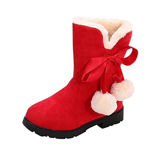 Angebote Tages Blitzangebote, Herbstschuhe Kinder Mädchen Gefüttert Winterschuhe - Gummistiefel wasserdichte Herbst Winterboots Outdoor Stiefel Winterstiefel Warm Schneestiefel von Soupliebe