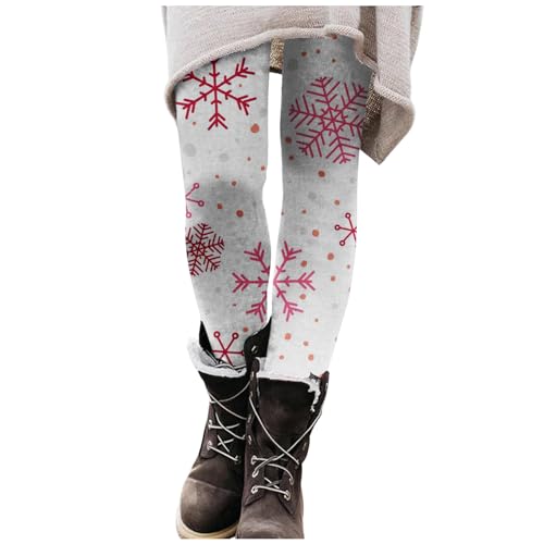 Angebote Tages Blitzangebote, Thermohose Damen Weihnachten Thermoleggings - Thermo Leggings Laufhose Warme Winterleggings Winter Yoga Hose Plüsch Strumpfhosen Mit Weihnachtsmotiven von Soupliebe