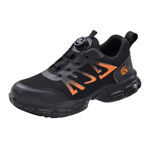 Arbeitsschuhe Herren Wasserdicht, Stahlkappenschuhe Herren rutschfest Arbeitsschuhe - Sneaker Leicht Turnschuhe Bequeme Trekkingschuhe Wasserdicht Work Shoes Sicherheitsschuhe Atmungsaktiv Unisex von Soupliebe