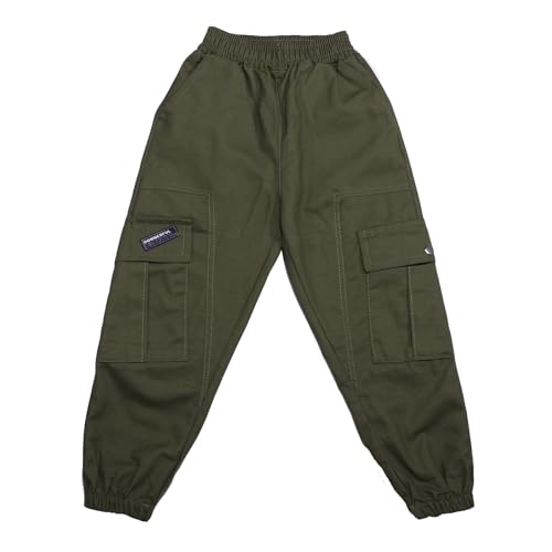 Baggy Hosen Jungs, Baggy Jogginghose Jungen, Jogginghose Kinder Jungen Lange Cargohose Softshellhose Mit Gummizug Hose Baggy Trekkinghose Teenager Outdoor Hosen Für Loose Fit Skater von Soupliebe