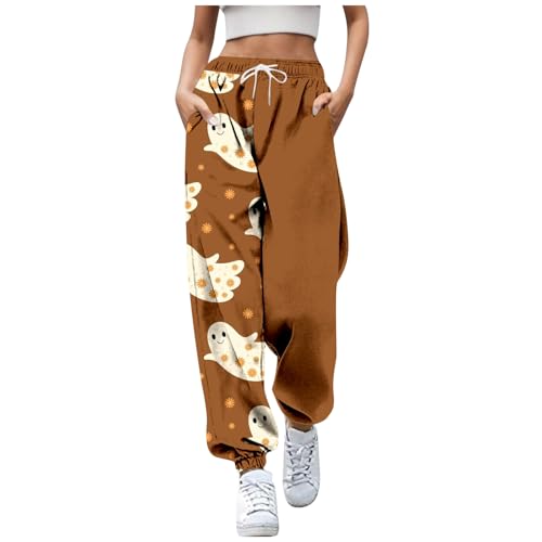 Baggy Jogginghose Damen, Sweatpants Damen Freizeit Freizeithose - Lounge Pants Yogahose Sommer Schlupfhose Fitness Hose Loose Hosen Sporthosen Lange Yoga Casual Jogginghose von Soupliebe