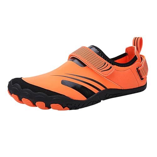 Barfuss Schuhe Unisex Sommer Barfußschuhe - Wanderschuhe Weich Breite Sommerschuhe Fahrradschuhe Bequeme Zehenschuhe Damen Strandschuhe Schnell Trocknen Surfschuhe Für Beach Pool Yoga von Soupliebe