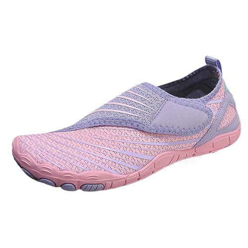 Barfußschuhe Herren Sommer Orthopädische Schuhe - Zehenschuhe Wanderschuhe rutschfest Fahrradschuhe Bequeme Leichte Sommerschuhe Wasserschuhe Damen Aquaschuhe von Soupliebe