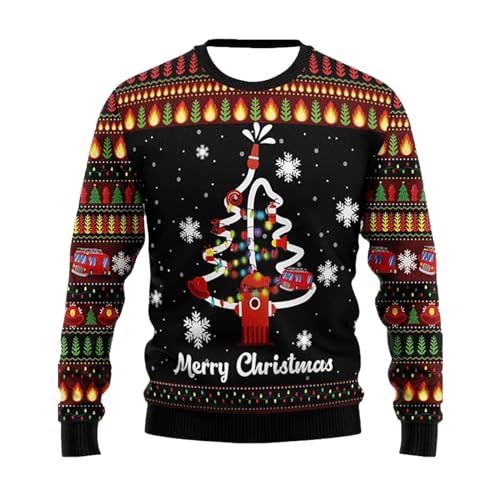 Black Friday,Weihnachtspullover Damen Lustig Herren Christmas Sweater - Hässliche Weihnachtsoutfit Pullover Ugly Damenpullover Langarm Winter Für Weihnachten-Party von Soupliebe