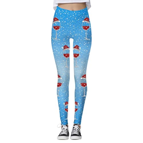 Black Friday Angebote 2024, Thermo Jeggings Damen Weihnachten Thermoleggings Winter - Warm Leggings Women Winterleggings Laufhose Yoga Hose Sport High Waist Weihnachten-Yogahose von Soupliebe