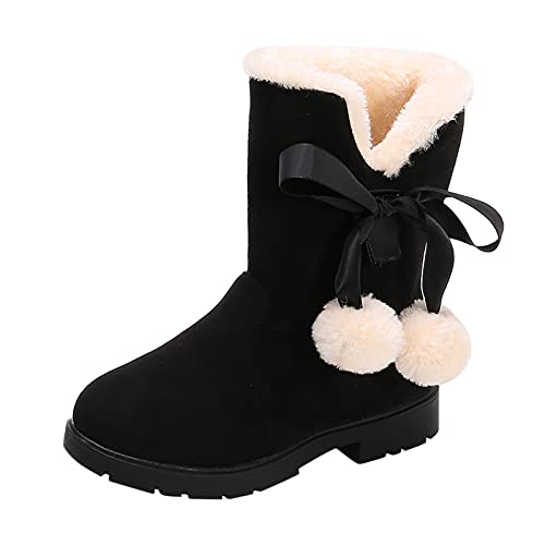 Black Friday Angebote 2024, Winterschuhe Kinder Mädchen Warme Herbstschuhe - Gummistiefel wasserdichte Outdoor Herbst Kinderschuhe Schuhe Winterstiefel Warm Schneestiefel Wasserdicht Gefüttert von Soupliebe