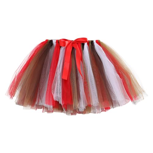 Blauer Tüllrock Kinder, Tanzrock Kinder Mädchen Ballett Bunt Tüllrock - Kinder Mädchen Röcke Tutu Prinzessin Ballettrock Minirock Tanzkleid Partykleid Tüllrock, 3 Schichten Tüll Paillette von Soupliebe