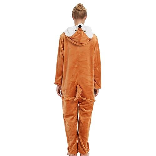 Ganzkörper Kostüm, Onesie Kostüm Tierkostüm Damen Ganzkörper Kostüm - Karneval Kostüm Erwachsene Jumpsuit Herren Kuschelig Faschingskostüme Große Größen Ganzkörperanzug Fasching Tier Pyjamas von Soupliebe