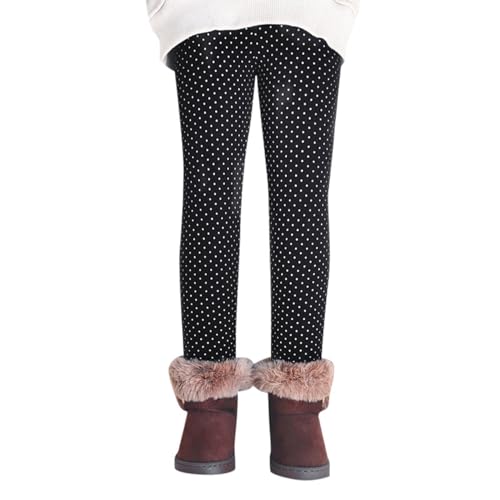 Gymnastikhose Mädchen, Thermoleggings Kinder Mädchen Winter Leggings - Turnhose Baumwolle Weiche Sport Gefütterte Thermo Verdickte Warme Thermounterwäsche Blickdicht Elastisch Thermohose von Soupliebe