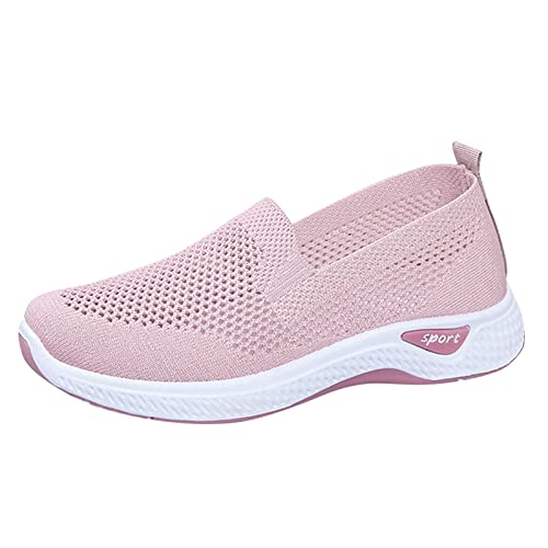 Hallenschuhe Damen,Sneaker Damen Running Turnschuhe - Joggingschuhe Freizeit Schuhe Weich Shoes rutschfest Freizeitschuhe Leichte Hallenschuhe Sportschuhe Straßenlaufschuhe von Soupliebe