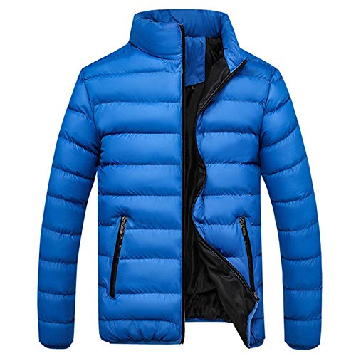 Herren Jacken Übergang, Winterjacke Herren Winter Steppjacke - Herren-Jacken Warm Sportjacke Bequeme Softshelljacke Freizeit Daunenmantel Fitness Übergangsjacke Ohne Kapuze Daunenjacken von Soupliebe