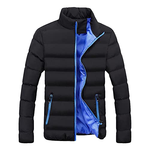 Herrenjacke Übergangsjacke, Winterjacke Herren Winter Steppjacke - Herrenjacken Bequeme Bomberjacke Männer Daunenmantel Lightweight Sportjacke Freizeit Herren-Jacken Ohne Kapuze Daunenjacken von Soupliebe