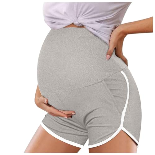 Hotpants Damen High Waist Leggings - Kurze Hose Dehnbar Sport Shorts Fitness Running Kurz Blickdichte Sporthose Bauchweg Unterhosen Boxershorts Gym von Soupliebe