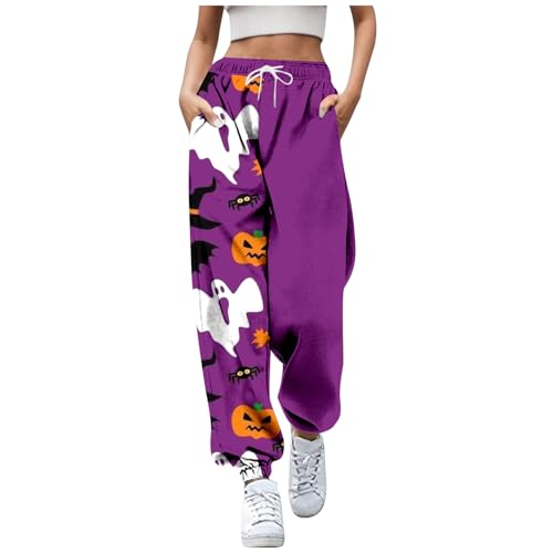 Jogginghose Baggy, Sweatpants Damen Freizeit Freizeithose - Lounge Pants Yogahose Sommer Schlupfhose Fitness Hose Loose Hosen Sporthosen Lange Yoga Casual Jogginghose von Soupliebe