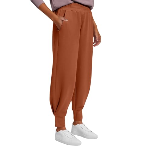 Jogginghose Baggy, Sweatpants Damen Lang Joggpants - Hose Slim Fit Hosen Fitness Trainingshose Geradem Yogahose Loose Schlupfhose Freizeithose Jogging Laufhosen Modern von Soupliebe