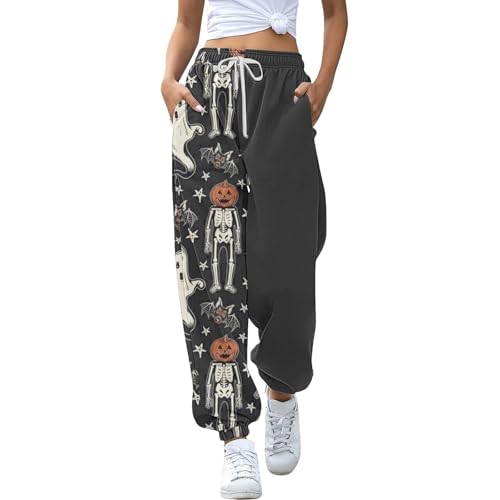 Jogpants Damen, Sweatpants Damen Freizeit Joggpants - Sommerhose Sommer Hosen Regular Lounge Pants Geradem Trainingshose Loose Sweathose Mit Passform Für Fitness Yoga von Soupliebe