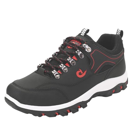 Leichte Arbeitsschuhe Herren, Sicherheitsschuhe Herren rutschfest Arbeitsschuhe - Trekkingschuhe Sportlich Küche Safety Shoes Leicht Breite Füße Trainingsschuhe Stahlkappenschuhe Atmungsaktiv von Soupliebe