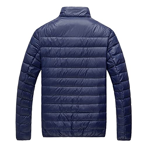 Leichte Steppjacke, Steppjacke Herren Leichte Winterjacke - Herren-Jacken Männer Herrenjacken Bequeme Sportjacke Outdoor Bomberjacke Mens Daunenmantel Jacke Übergangsjacke Ohne Kapuze von Soupliebe