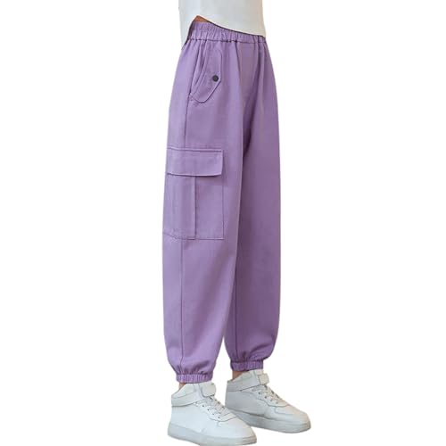 Lockere Sommerhose Damen, Freizeithose Damen Baumwolle Sweatpants - Sommerhose Slim Fit Lounge Pants Regular Yogahose Lockere Jogpants Lang Hosen Mit Passform Für Fitness Yoga Freizeit von Soupliebe