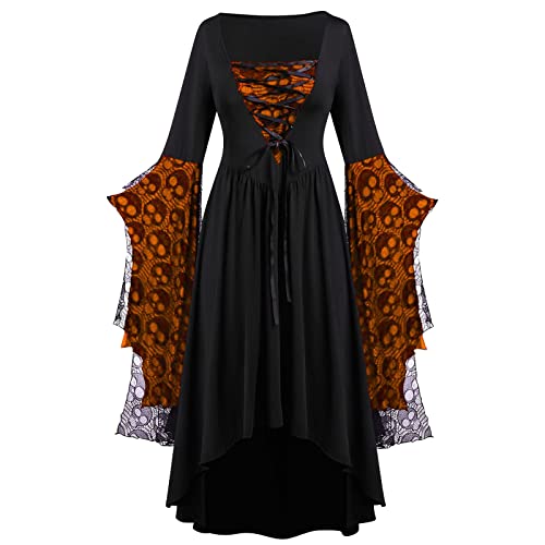 Mittelalter Kleid, Renaissance Kleid Damen Mittelalter Viktorianisches - Rokoko Halloween Kostüm Gothikkleider Brautkleid Kleidung Partykleid Retro Freizeitkleider Maxikleider von Soupliebe