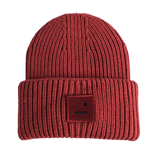 Mütze Damen Herren Winter Wollmütze - Beanie Mütze Warme Wintermütze Thermo Dehnbare Strickmützen Bequem Wollmütze Winddichte Laufmützen Unisex Baumwolle Strickmütze Cap Hüte von Soupliebe