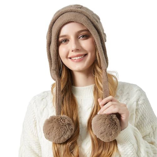 Mütze Schal Set Damen, Schal Mütze Kinder, Mütze Schal Set Damen Thermo Und Wintermütze Weich Herbst Handschuhe Merinowolle Kindermütze Stretch Winter-Set Strick Winterschal von Soupliebe