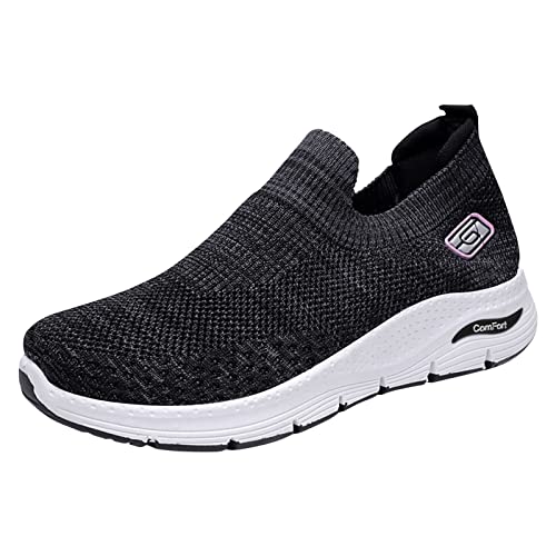 Orthopädische Schuhe Damen,Sneaker Damen Atmungsaktiv Laufschuhe - Schuhe Damenschuhe Outdoor rutschfest Hallenschuhe Leichtgewichts Barfuss Sportschuhe Running Freizeit Straßenlaufschuhe von Soupliebe