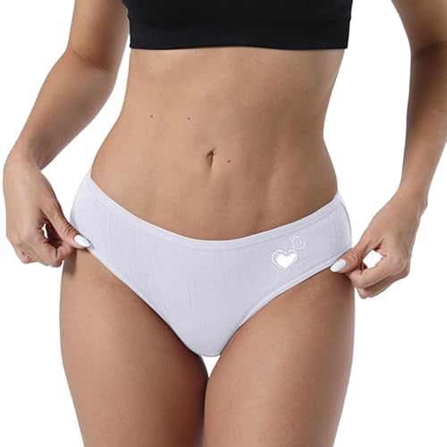 Periodenunterschwäsche Damen Baumwolle Unterhosen - Underwear Bequeme Pantys Women Schlüpfer Cotton Slips Soft Briefs Baumwoll Atmungsaktive Unterwäsche Sportunterwäsche von Soupliebe