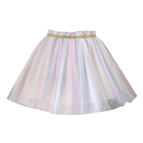 Petticoat Kinder Weiss, Tüllrock Kinder Mädchen Ballett Tütü Tanzrock - Mädchen Tutu Röcke 80Er Jahre Retro Kinder Tanzkleid Partykleid Rock Minirock Für Halloween Dress Up Party von Soupliebe