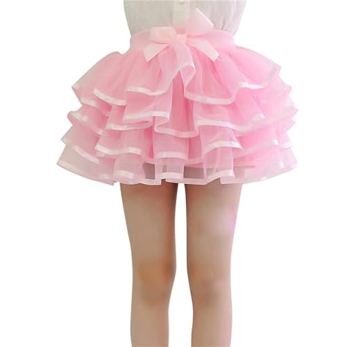 REH Kostüm Mädchen Tanzrock Kinder Ballett Bunt Tüllrock - Für Mädchen Elastischer Bund Unregelmäßiges Tutu Tütü Rock Mit Unterrock Kleinkind Outfits Rockrock Kinderkleid & von Soupliebe