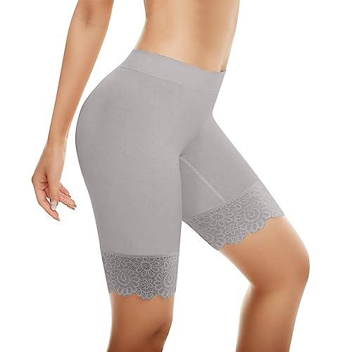 Radlerhose Damen Sport Leggings - Activewear Gym Shorts Sommer Laufshorts Running Laufhose Radler Hose Unter Kleid Rock Blickdicht Scheuern Sicherheitsshorts von Soupliebe