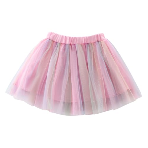 Regenbogen Rock Damen Regenbogen Rock Kinder Tutu Bunter Tüllrock - Damen Tuturock Neu Petticoat Klassisch Mehrschichtiger Karneval Kostüm Tanzkleid Tütü Ballettkleidung Frauen Tüll von Soupliebe