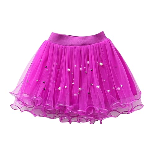 Rosa Tüllrock Kinder, Tanzrock Kinder Mädchen Ballett Bunt Tüllrock - Kinder Mädchen Röcke Tutu Prinzessin Ballettrock Minirock Tanzkleid Partykleid Für Teenager Erwachsene Tanz Party Kostüm von Soupliebe