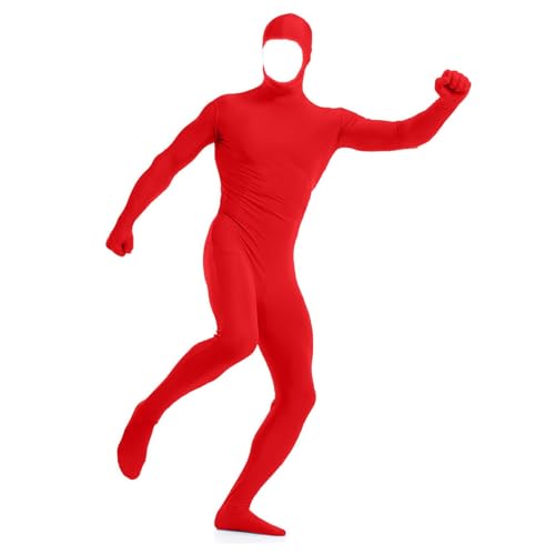 Sale Angebote, Ganzkörperfotografie Herren Zentai Suit Grüner Bodysuit - Ganzkörperanzug Greenscreen Anzug Schwarz Ganzkörper Kostüm Latexanzug Unisex Erwachsene Stretch von Soupliebe