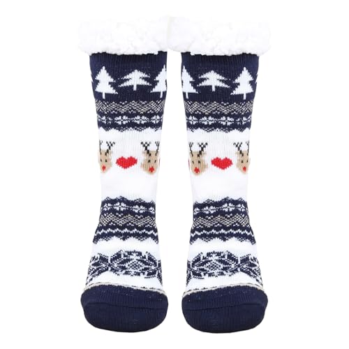 Sale Damen, Socken Weihnachten Damen - Kuschelsocken Lustig Weihnachts Kuschel Flauschig Weihnachtssocken 35-38 Kuschelig Schneeflocke Rentier Für Frauen von Soupliebe