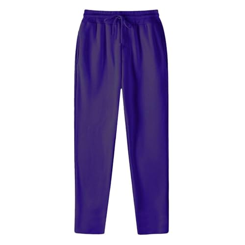 Schlupfhose Damen, Joggpants Damen Lockere Sweatpants - Arbeitshose Weite Hose Freizeit Sommerhose Geradem Yogahose High Waist Hausehose Lounge Pants Breites Bein Sporthose Mit Taschen von Soupliebe