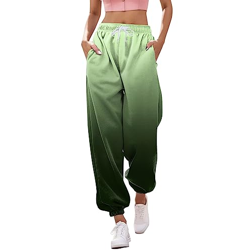 Schlupfhose Damen, Sweatpants Damen Baggy Jogginghose - Hosen Slim Fit Yogahose Lässiges Arbeitshose Regular Lounge Pants Mit Taschen Hose Passform Für Fitness Yoga Freizeit von Soupliebe