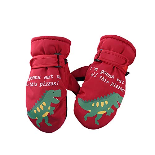 Soupliebe Handschuhe Kinder Fäustlinge Ski Handschuhe Kinder Winter Warme - Skihandschuhe Fäustlinge Wasserdicht Und Winddicht Kinderhandschuhe Atmungsaktiv Thinsulate Schnee Für 3-14 Jahre von Soupliebe