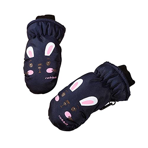 Soupliebe Ski Handschuhe Mädchen Winddicht Wasserdicht Winter - Skihandschuhe Kinder Winterhandschuhe Für Jungen Und Warme Kinderhandschuhe Outdoor Sport Fahrrad Junge Mädch von Soupliebe