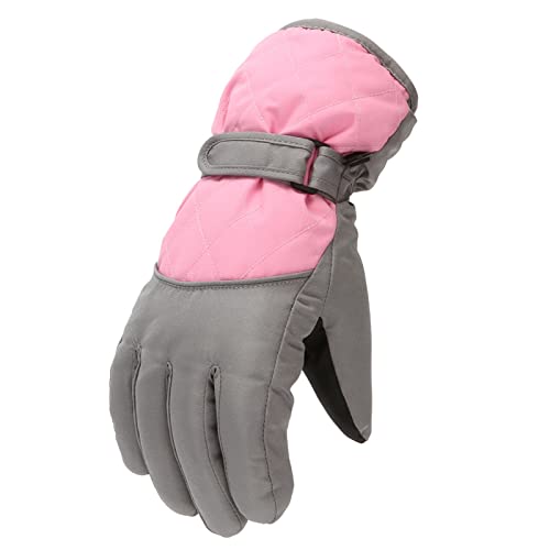 Soupliebe Winter Handschuhe Jungen Wasserdicht Ski - Kinder Skihandschuhe Junge Mädchen Winterhandschuhe 3-15 Jahre Winddicht Fäustlinge Atmungsaktiv Thinsulate Schnee Für 3-14 von Soupliebe