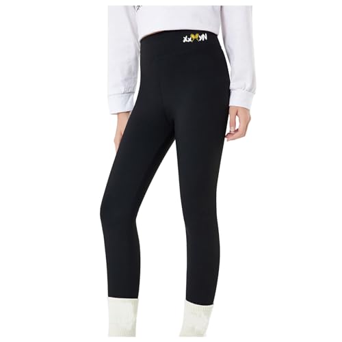 Sporthose Kinder Mädchen, Thermohose Kinder Mädchen Thermo Thermoleggings - Blickdicht Thermostrumpfhose Lang Sportleggins Elastisch Leggings Sport Gefüttert Winter Baumwolle Thermohosen von Soupliebe