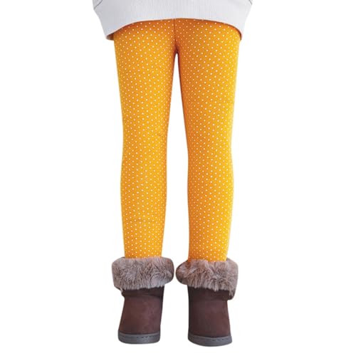 Sporthose Mädchen, Thermohose Kinder Mädchen Thermo Thermoleggings - Turnhose Weiche Blickdicht Leggings Warm Sportleggins Bequem Gymnastikhose Gefüttert Baumwolle Winter Hosen von Soupliebe